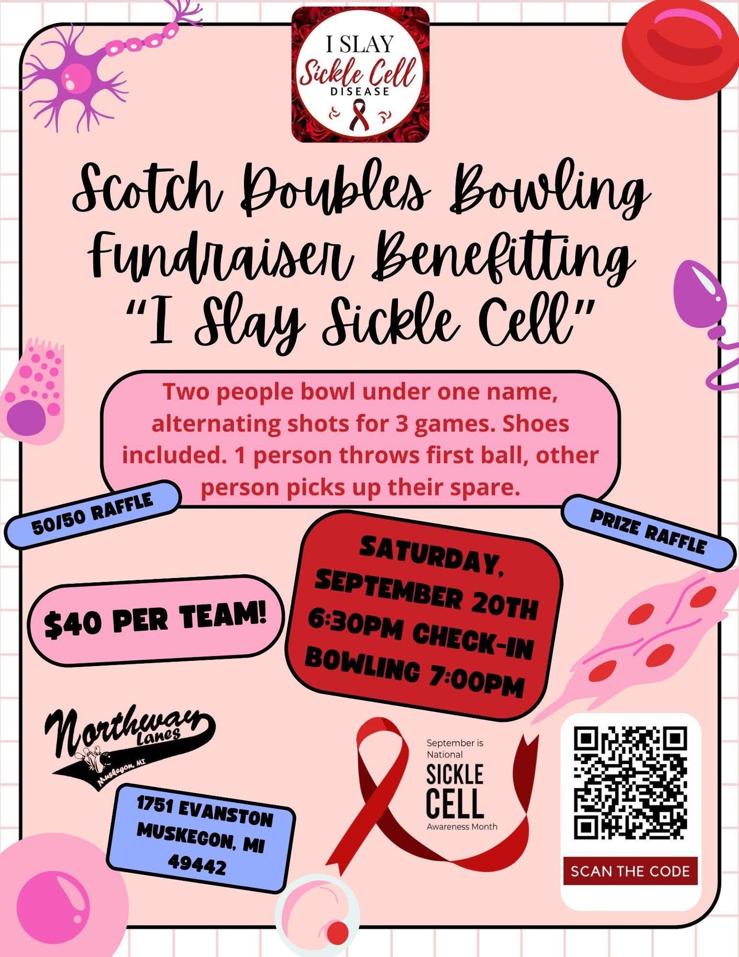 Scotch Doubles Bowling Fundraiser