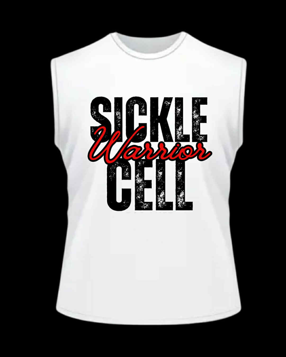 Sickle Cell Warrior muscle tee