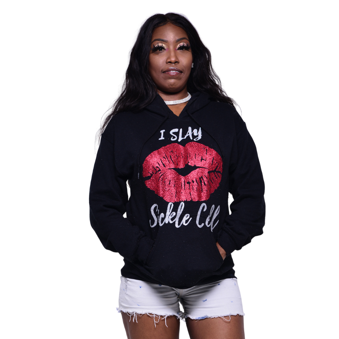 I Slay Lip Hoodie